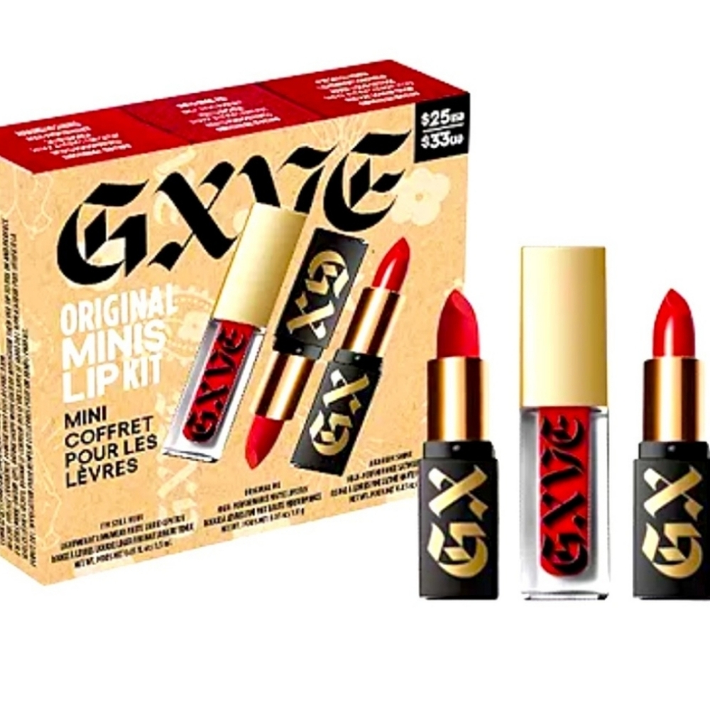 GXVE Gwen Stefani Ltd Edition Red Lip Minis Kit NIB